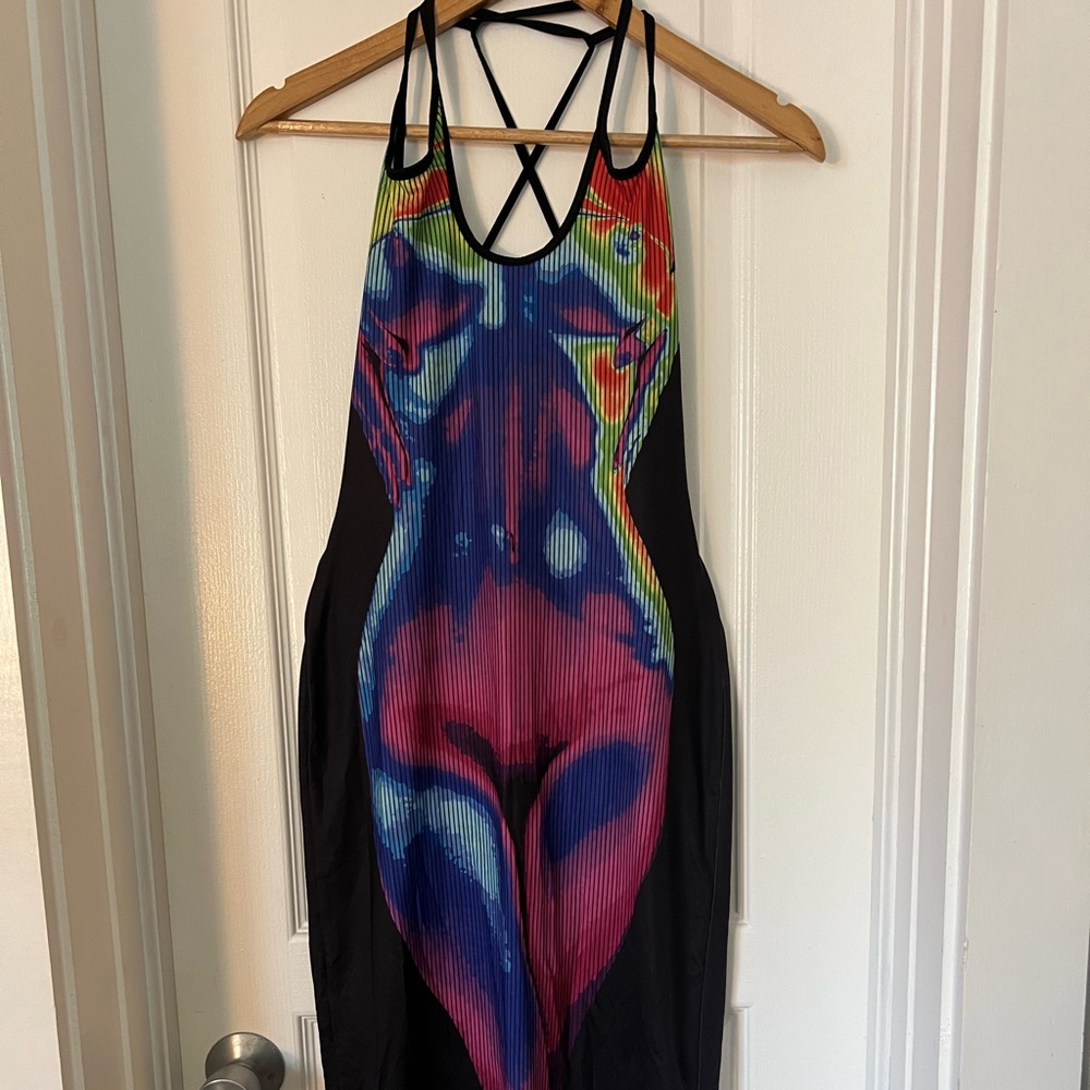 Thermal body print dress